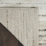 8' x 10' Cream Abstract Distressed Area Rug