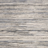 5' x 7' Cream Abstract Distressed Area Rug