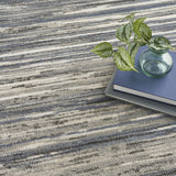 5' x 7' Cream Abstract Distressed Area Rug
