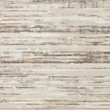 4' x 6' Cream Abstract Distressed Area Rug