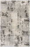 4' x 6' Cream Abstract Area Rug