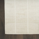 5' x 7' Cream Geometric Area Rug