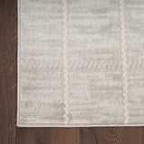 5' x 7' Gray Geometric Area Rug