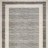 5' x 7' Gray Geometric Area Rug