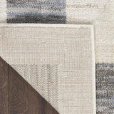 4' x 6' Gray Geometric Area Rug
