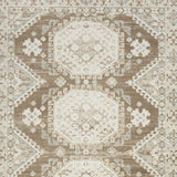 5' x 7' Blue Geometric Distressed Area Rug