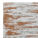 2' x 3' Gray and Brown Abstract Printed Washable Non Skid Area Rug