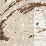 4' x 6' Bronze Abstract Area Rug