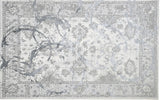 4' x 6' Gray Abstract Area Rug