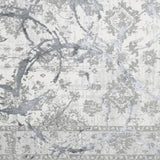 4' x 6' Gray Abstract Area Rug