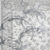 5' x 8' Gray Abstract Area Rug