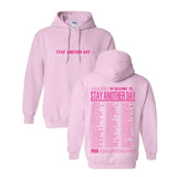 99 Reasons to Stay Another Day - Pink Hoodie or Crew October Exclusive Menswear Classic