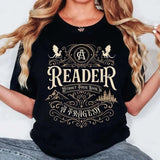 A Reader Without Their Book Is A Tragedy Shirt, Bookish Shirt, Fourth Wing, Onyx Storm, Dragon Rider, Book Lovers Shirt, Unisex Sweater Pullover Tee