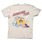 Adventure Time Characters Rainbow Relaxed Fit Girls T-Shirt, Vintage Adventure Time Graphic Tee, Unisex, For Men & Women, Menswear Tops