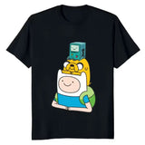 Adventure Time Vintage Funny Comic Carroon Retro Graphic Tees, Crew Neck, Size S- 3XL, Menswear Top, Womenswear Top Underwear Streetwear A1