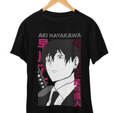 Aki Hayakawa T-Shirt, Anime Shirt, Graphic Anime Tee, Makima Shirt, Anime Lover Shirt