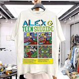 Alex G Band Tour Graphic Short Sleeve Natural Unisex Tshirt Men Women S-5XL