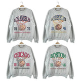 All Team Basketball Vintage Sweatshirt, Retro 90s Basketball Graphic Tee, Gift Basketball shirt Fan Unisex Sweatshirt