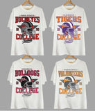 All Teams College NCAA Unisex T-shirt, Vintage T-shirt All Teams NCAA, Classic Sport T-shirt, Gifts For Sport. Cotton  Menswear Tee