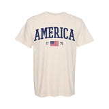 America 1776 Flag Graphic Fourth of July T-Shirt