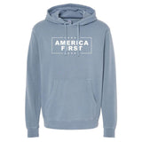 America First Pigment Dyed Premium Hoodie
