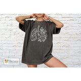 Anatomical Lung Shirt, Therapist Shirt, Floral Lungs Shirt Best Price