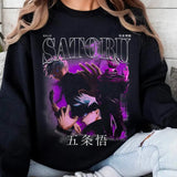 Anime Vinntage Gojo Satorru Sweatshirt-Tshirt,  Retro 90s Movie Shirt, Gift For Men, For Women, All Sizes