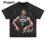 Anthony Edwards 2025 Playoff V2 Vintage Graphic T-Shirt, Funny Basketball Graphic Tee, Retro Playoff Gift Present Menswear Top Streetwear