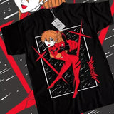 Asuka T-shirt Neon Genenesis Evangelion Japanese Waifu Girl Anime Shirt All Size