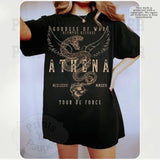 Athena shirt Greek Mythology shirt Goddess of War cotton t-shirt mystic clothes oversized tshirt dress bathing suit coverup vintage band tee