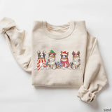 Australian Shepherd Sweatshirt, Australian Shepherd Holiday Crewneck, Aussie Dog Mama Christmas Sweater, Aussie Mom Gift, Dog Lover Shirt