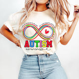 Autism Awareness T-Shirt, Retro Autism T-Shirt, Autism Mama T-Shirt, Autism Advocate T-Shirt, Special Education, Neurodiversity T-Shirt, Infinity Symbol