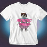 Autistic Virgin Funny Graphic T-shirt, Satire Funny T-shirt