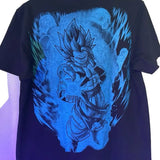 Azul vgt Men's T-Shirt - Black Graphic Print, Casual Style, Suitable for Everyday Wear - Top, Menswear