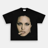 BIG FACE ANGELINA TEE Trending Movie T shirt Vintage 90s T-shirt gift for Movie fans gift for him gift for her unisex T-shirt Urbanwear Shirt Casual Cotton