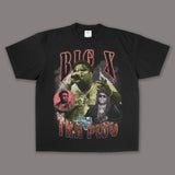 BIGX THAPLUG 90s Bootleg Heavy Weight Shaka Wear T Shirt vintage tees Cotton Menswear Streetwear Tshirt