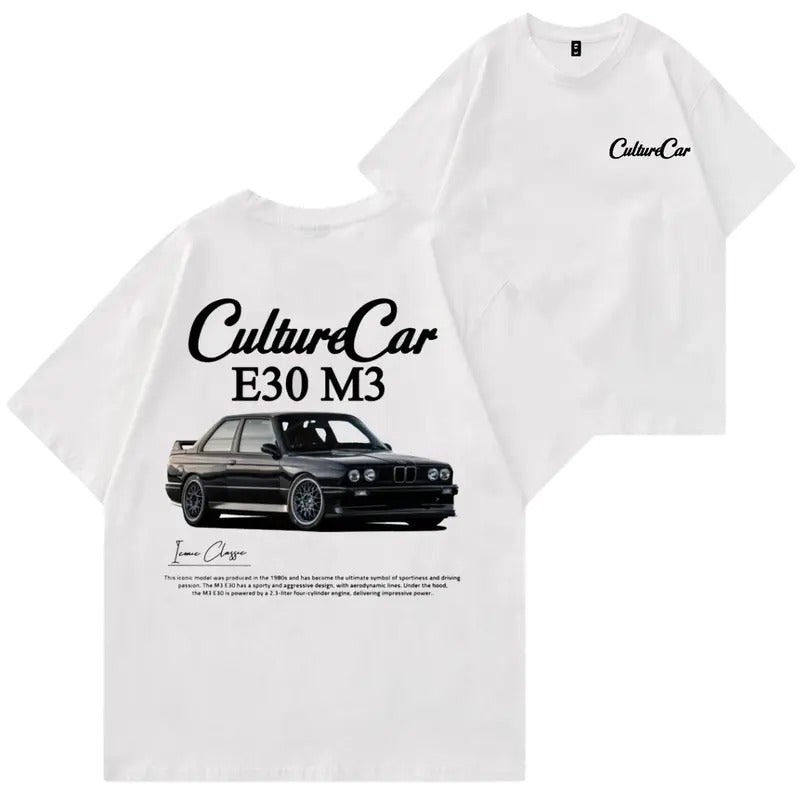 BMW E30 M3 T-shirt, Hoodie, Sweater, Car Enthusiast Shirt, Car Clothing, Unisex, Vintage car shirt Classic Cotton