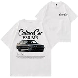 BMW E30 M3 T-shirt, Hoodie, Sweater, Car Enthusiast Shirt, Car Clothing, Unisex, Vintage car shirt Classic Cotton