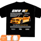 BMW M3 Gold Edition Shirt, Car Enthusiast shirt, BMW Merch, Vintage Car Tee, Car Shirt, Trendy Top, BMW M3 shirt
