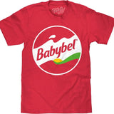 Babybel Snack Cheese Logo T-Shirt - Red Heather