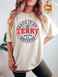 Back It Up Terry Put In Reverse Tee Shirt, Fireworks Shirt, 4th Of July Shirt, Independence Day, Fourth Of July Shirt, Unisex T-Shirt, Gifts For Men Women, Short Sleeve Tee Shirt, Gifts For Birthday Fathers Day Christmas