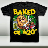 Baked 420 Graphic T-Shirt, Baked at 420 T-Shirt, Gifts