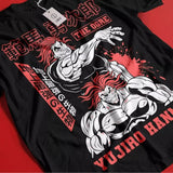 Baki Hanma T-Shirt Baki the Grappler Yujiro Boxing Gym Anime Gift Shirt All Size