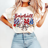 Baseball Mama T-Shirt, Baseball Coquette Bow T-Shirt, Baseball Bow T-Shirt, Baseball Mom, Game Day , Retro Baseball T-Shirt, Sports T-Shirt
