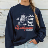 Baseball Mom T-Shirt, Cute Retro Baseball Mama Sweatshirt, Gift for Baseball Mama Shirt, Mom Shirt,Take Me Out to the Ballgame