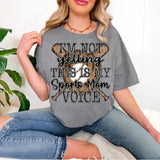 Baseball Sports Mom Voice DTF Transfers - THIS IS NOT A SHIRT