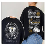 Basgiath War College Graphics 2-Sided Sweatshirt, Fourth Wing Not Comfort colors Shirts for men and women