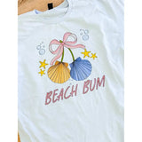 Beach Bum Shells Graphic Top