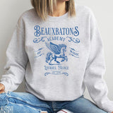Beauxbatons Varsity letter sweatshirt Potter shirt fantasy literature lover college Universal Studios merch Wizarding Wizard Gift Gifts