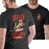 Beaver liquors Shirt, Beaver liquors tshirt unisex cotton, Crewneck Menswear men gifts graphic tee, Top trending, Classic, Gift for Lover, Top, Smooth, Fashion, Funny, Top
